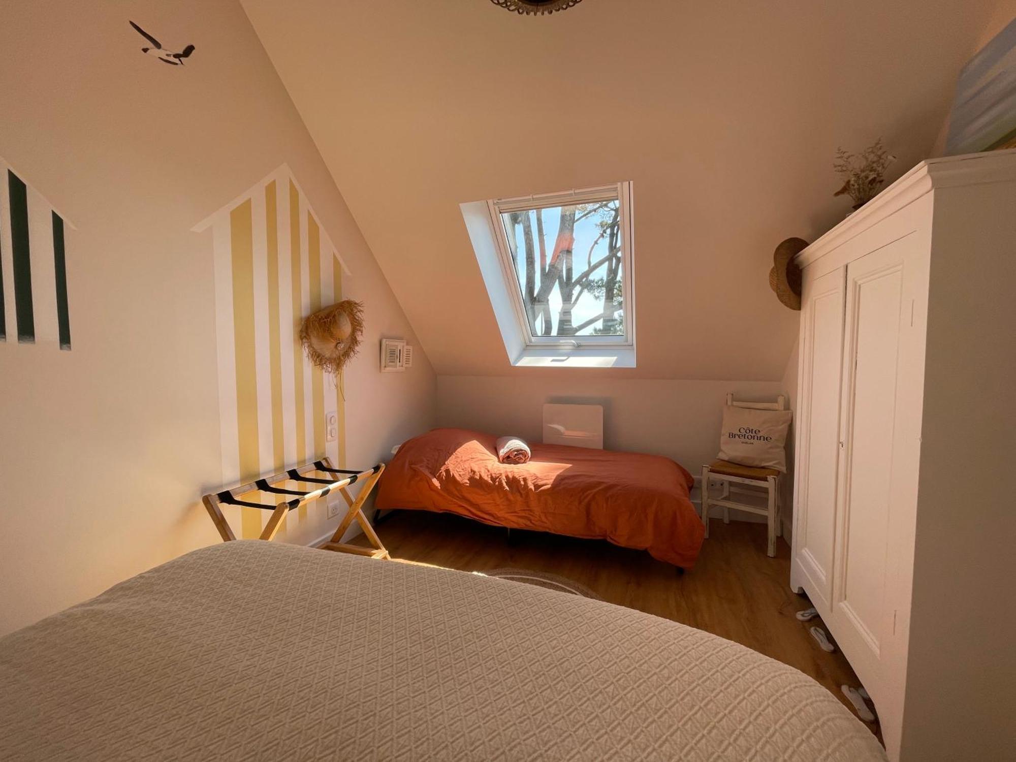 Ty Glazu Doelan Espace 60M2, Port& Criques A Pied, 2 Chambres Privees Au 1Er Etage, Sdb, Wc Separe 크로하스칼노엣 외부 사진