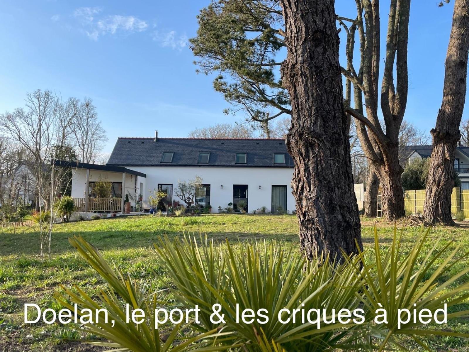 Ty Glazu Doelan Espace 60M2, Port& Criques A Pied, 2 Chambres Privees Au 1Er Etage, Sdb, Wc Separe 크로하스칼노엣 외부 사진