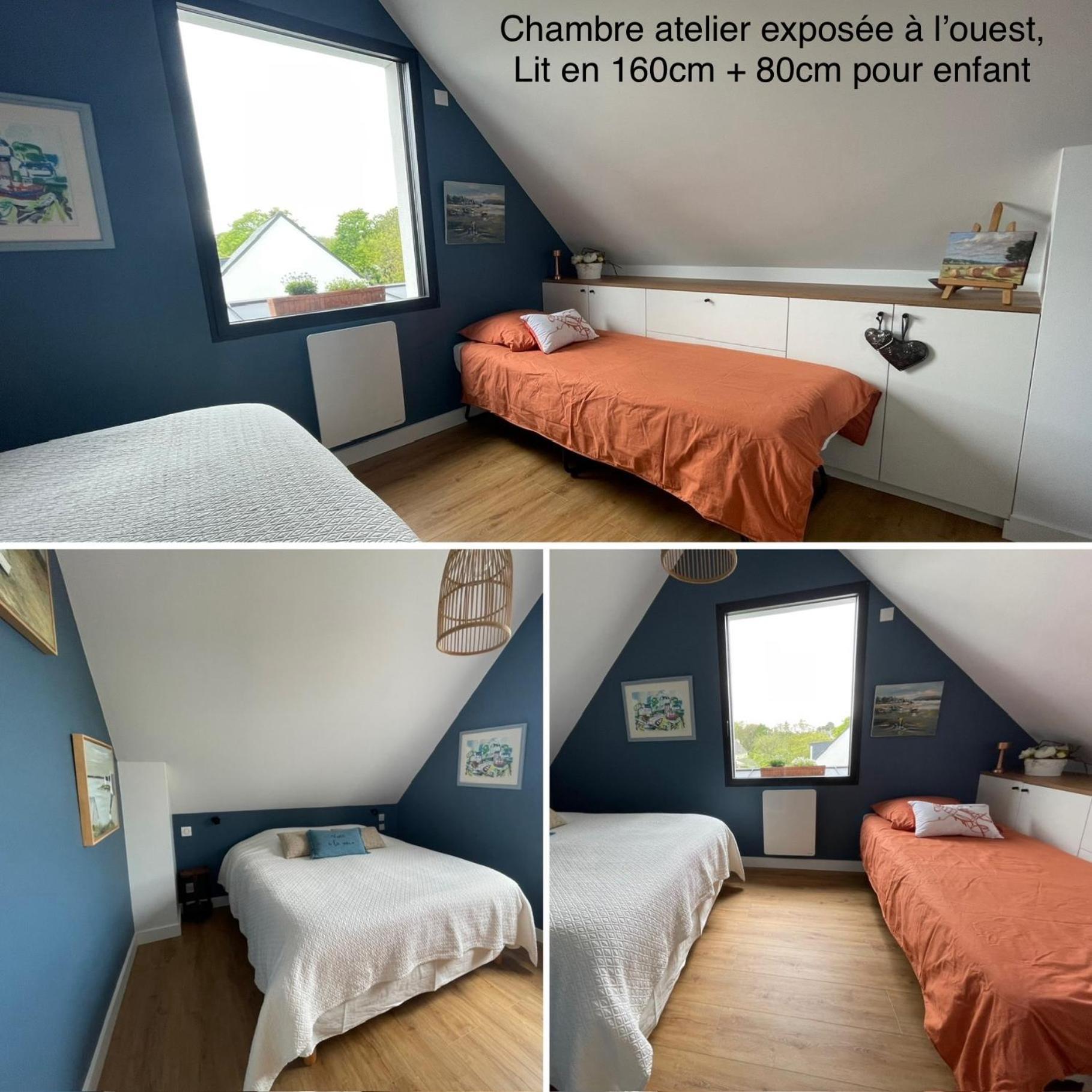 Ty Glazu Doelan Espace 60M2, Port& Criques A Pied, 2 Chambres Privees Au 1Er Etage, Sdb, Wc Separe 크로하스칼노엣 외부 사진