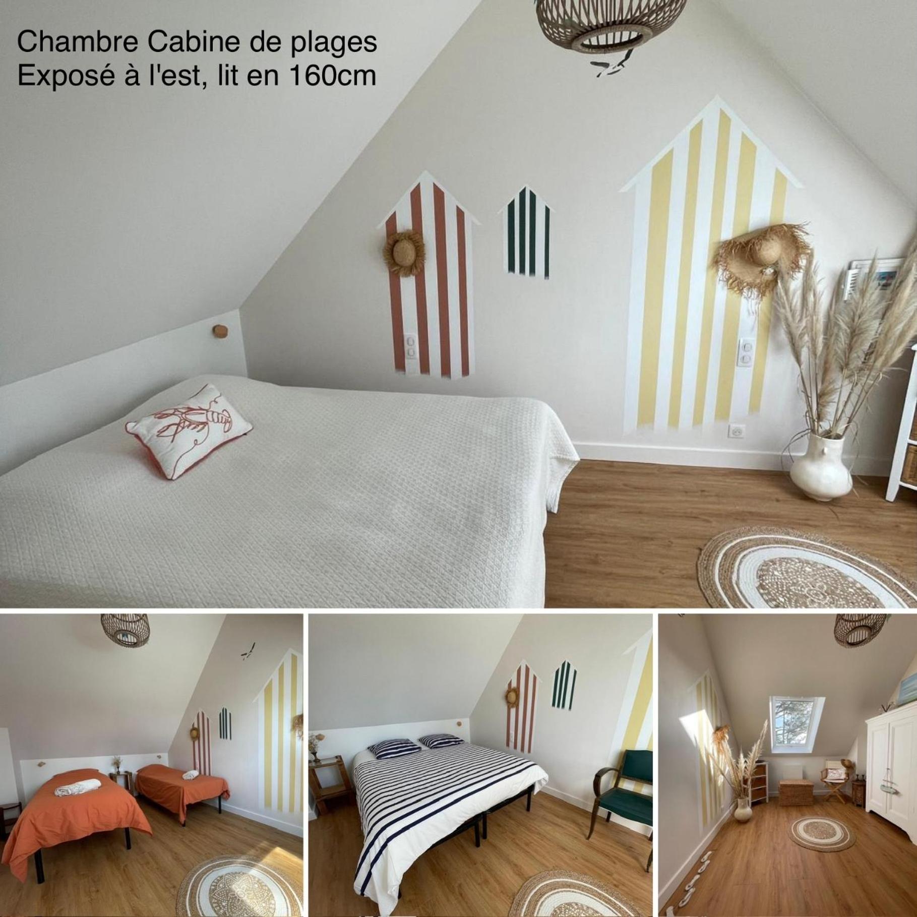 Ty Glazu Doelan Espace 60M2, Port& Criques A Pied, 2 Chambres Privees Au 1Er Etage, Sdb, Wc Separe 크로하스칼노엣 외부 사진